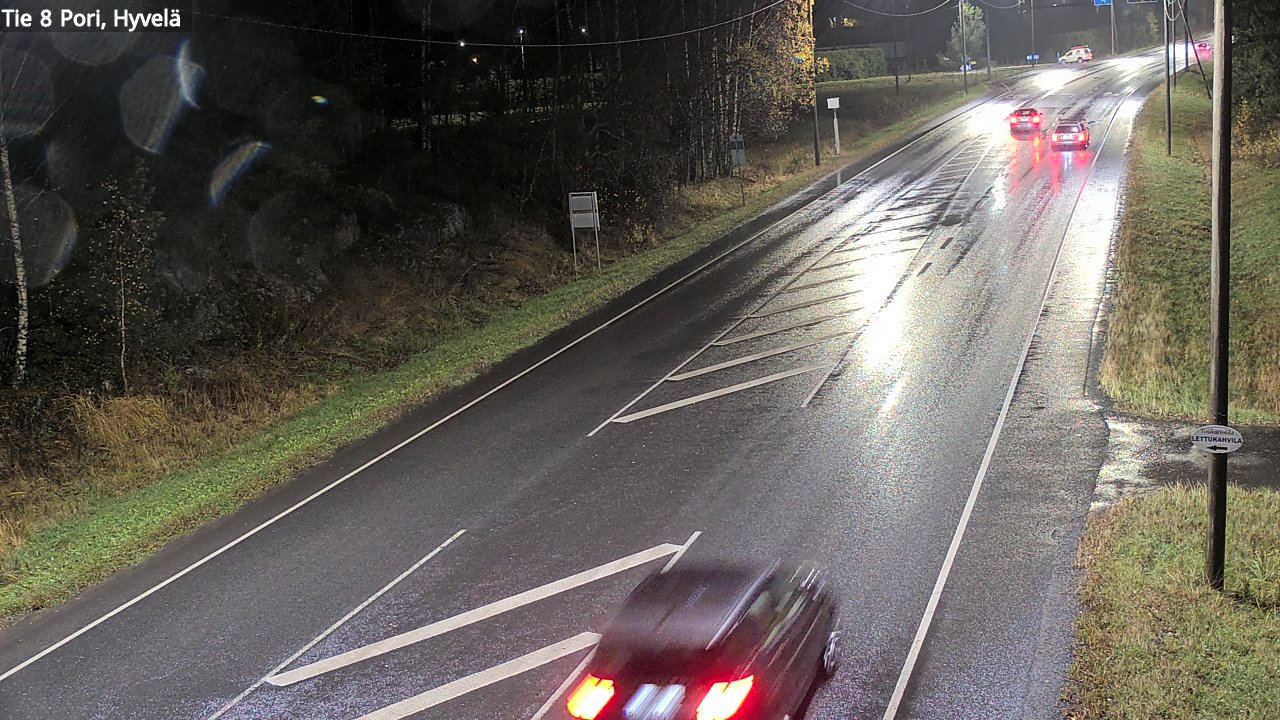 Kelikamerat Kuva Tie 8 Pori, Hyvelä, Pori, Satakunta