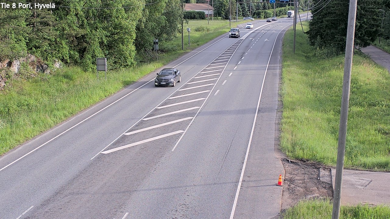 Kelikamerat Kuva Tie 8 Pori, Hyvelä, Pori, Satakunta