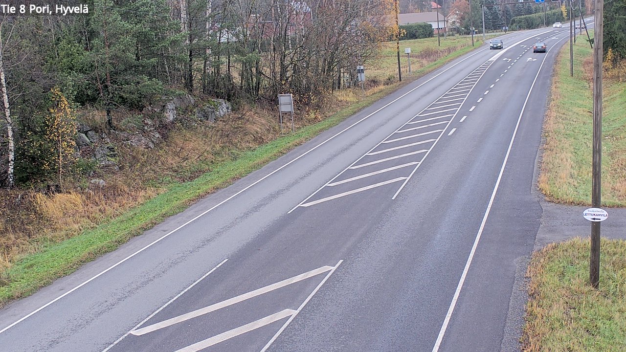 Kelikamerat Kuva Tie 8 Pori, Hyvelä, Pori, Satakunta
