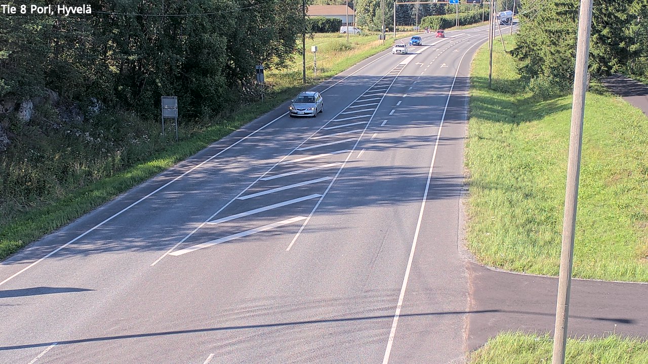 Kelikamerat Kuva Tie 8 Pori, Hyvelä, Pori, Satakunta