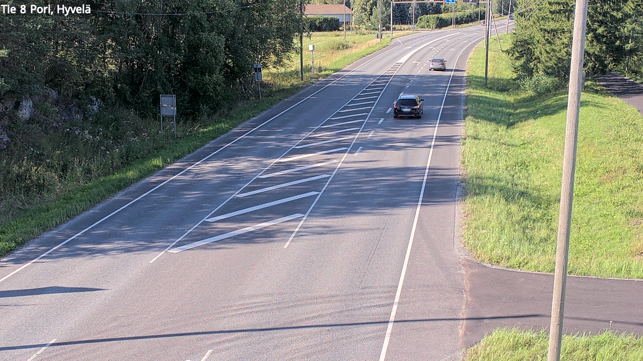 Kelikamerat Kuva Tie 8 Pori, Hyvelä, Pori, Satakunta