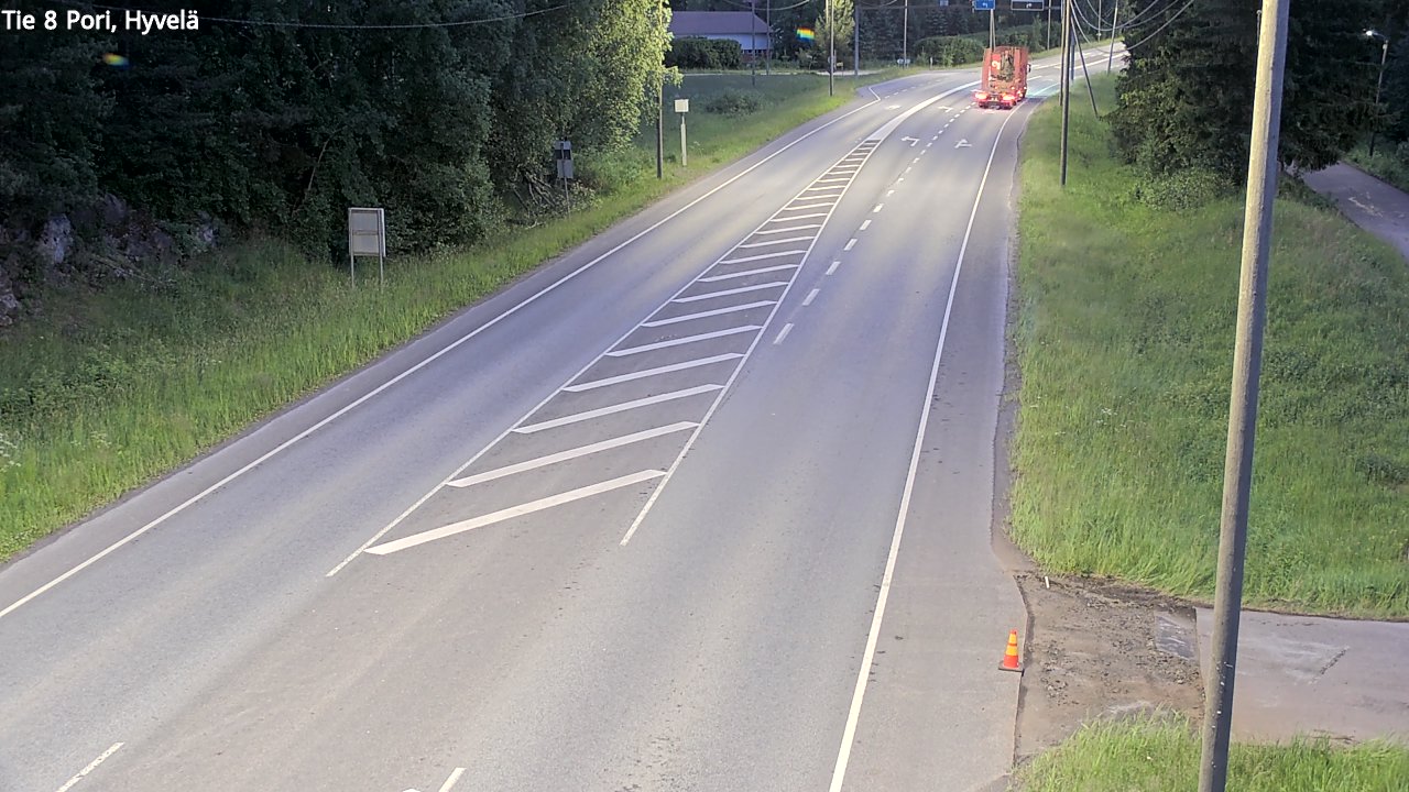 Kelikamerat Kuva Tie 8 Pori, Hyvelä, Pori, Satakunta