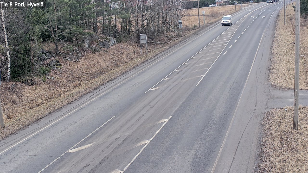 Kelikamerat Kuva Tie 8 Pori, Hyvelä, Pori, Satakunta