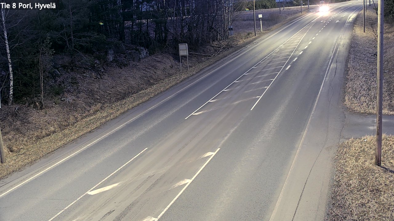 Kelikamerat Kuva Tie 8 Pori, Hyvelä, Pori, Satakunta