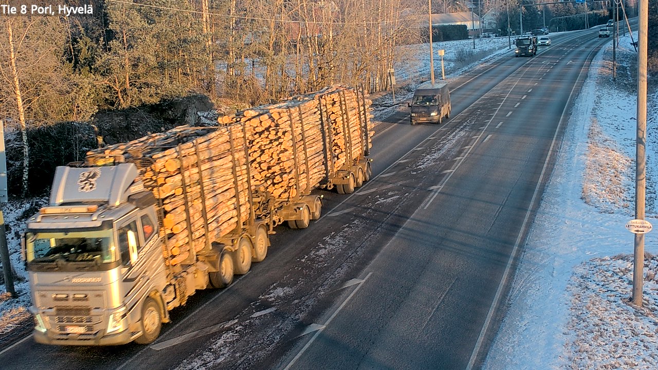 Kelikamerat Kuva Tie 8 Pori, Hyvelä, Pori, Satakunta