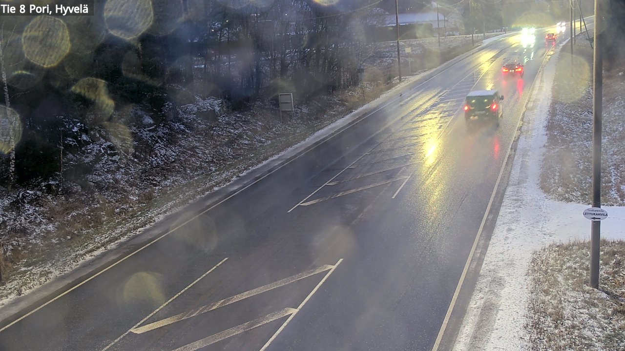 Kelikamerat Kuva Tie 8 Pori, Hyvelä, Pori, Satakunta