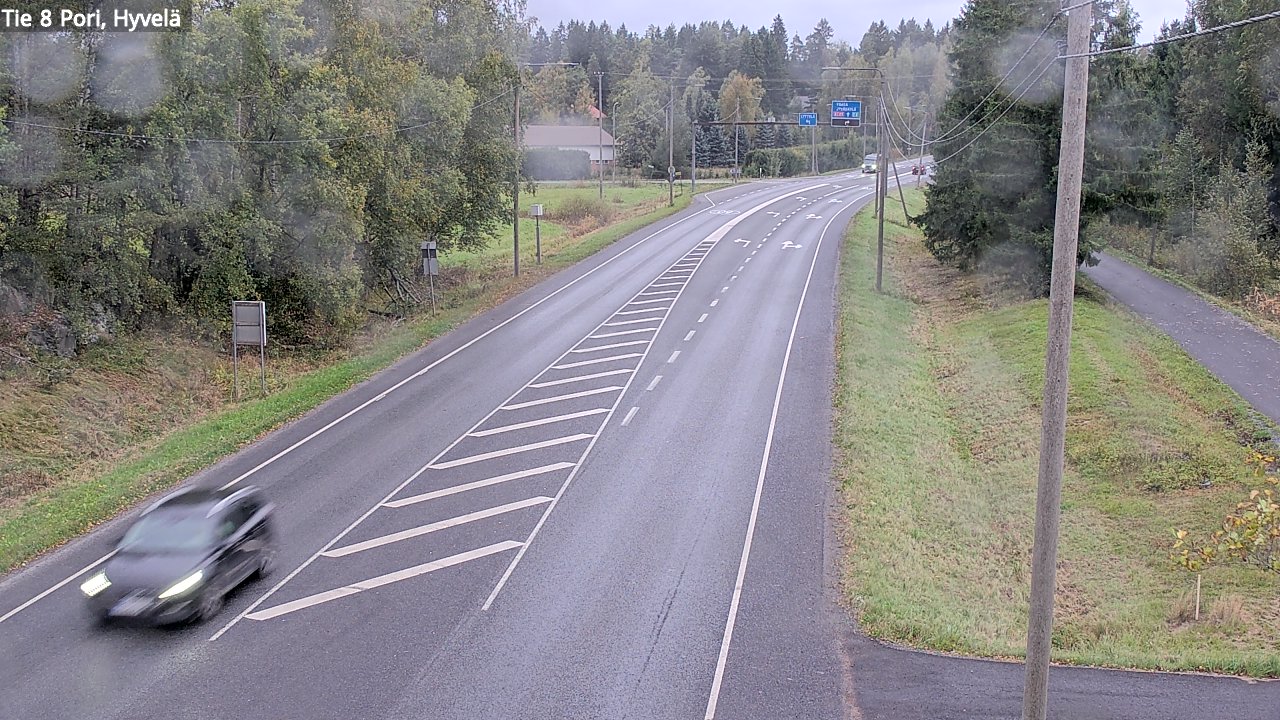 Kelikamerat Kuva Tie 8 Pori, Hyvelä, Pori, Satakunta