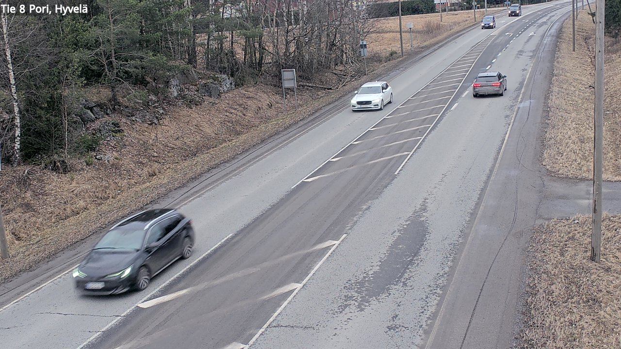 Kelikamerat Kuva Tie 8 Pori, Hyvelä, Pori, Satakunta