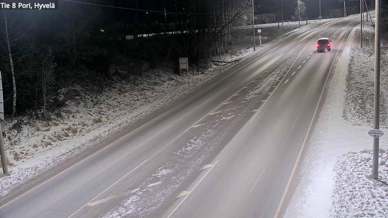 Kelikamerat Kuva Tie 8 Pori, Hyvelä, Pori, Satakunta