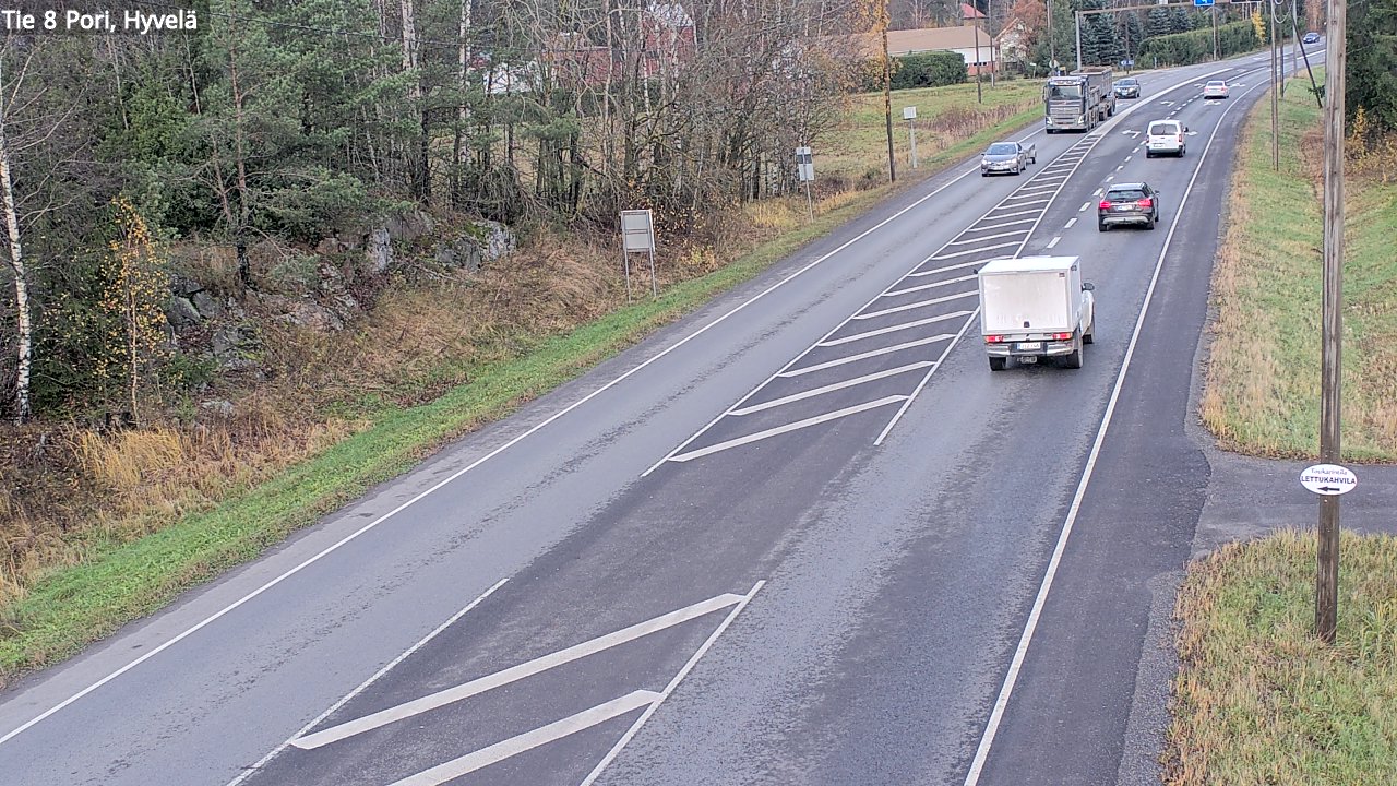 Kelikamerat Kuva Tie 8 Pori, Hyvelä, Pori, Satakunta
