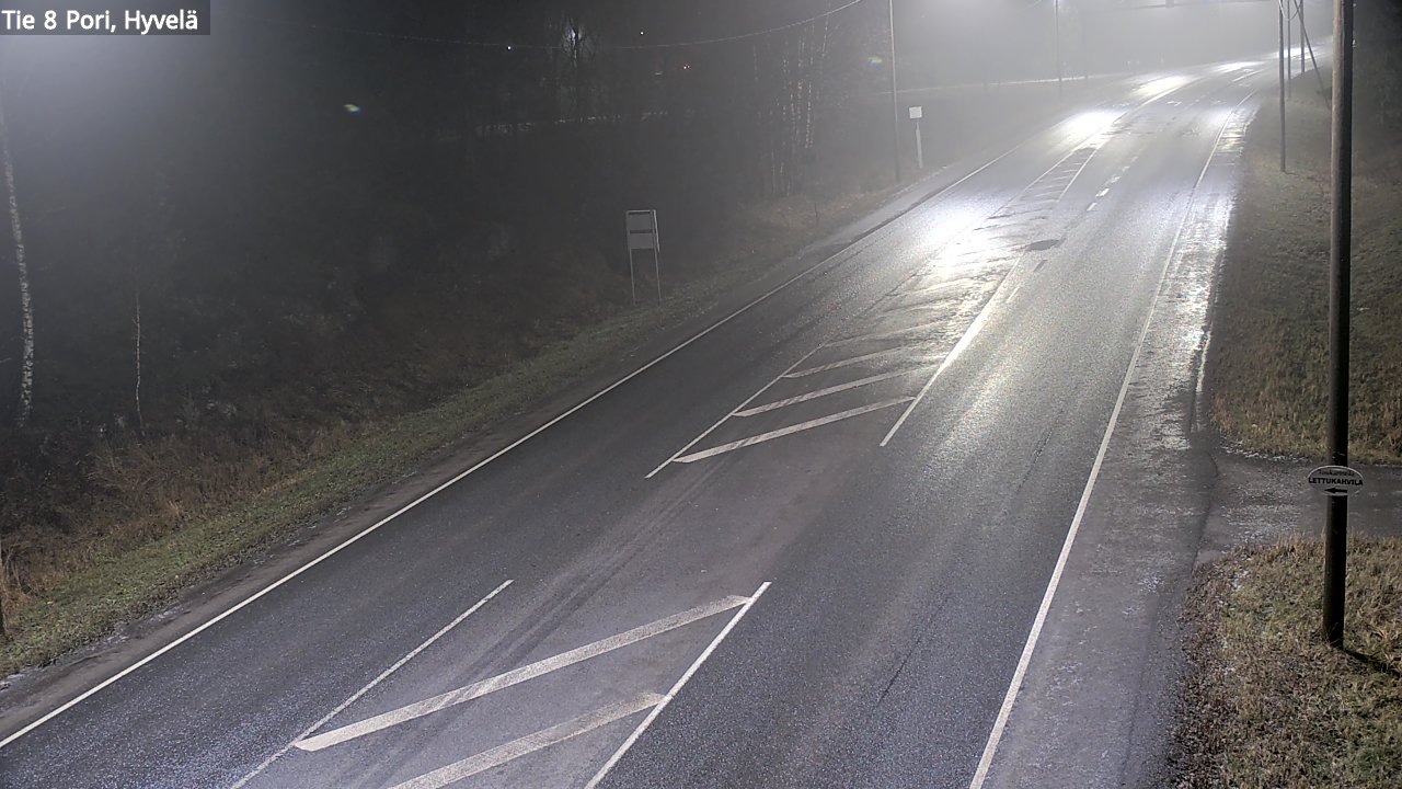 Kelikamerat Kuva Tie 8 Pori, Hyvelä, Pori, Satakunta