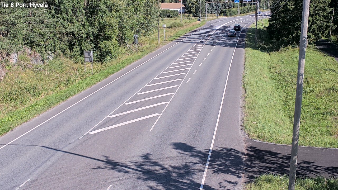 Kelikamerat Kuva Tie 8 Pori, Hyvelä, Pori, Satakunta