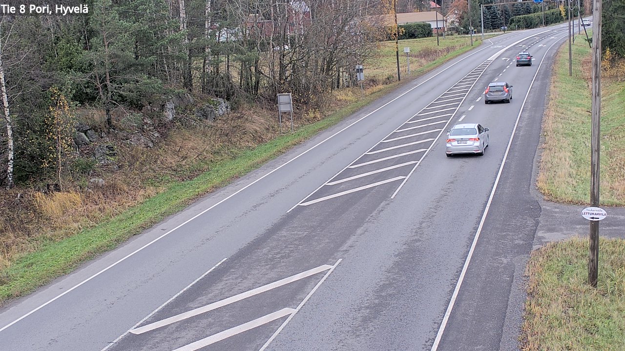 Kelikamerat Kuva Tie 8 Pori, Hyvelä, Pori, Satakunta