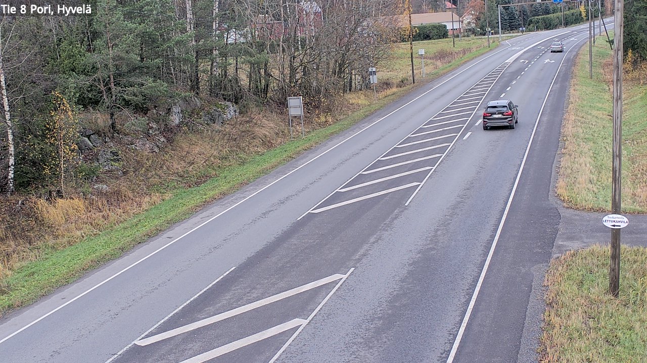Kelikamerat Kuva Tie 8 Pori, Hyvelä, Pori, Satakunta