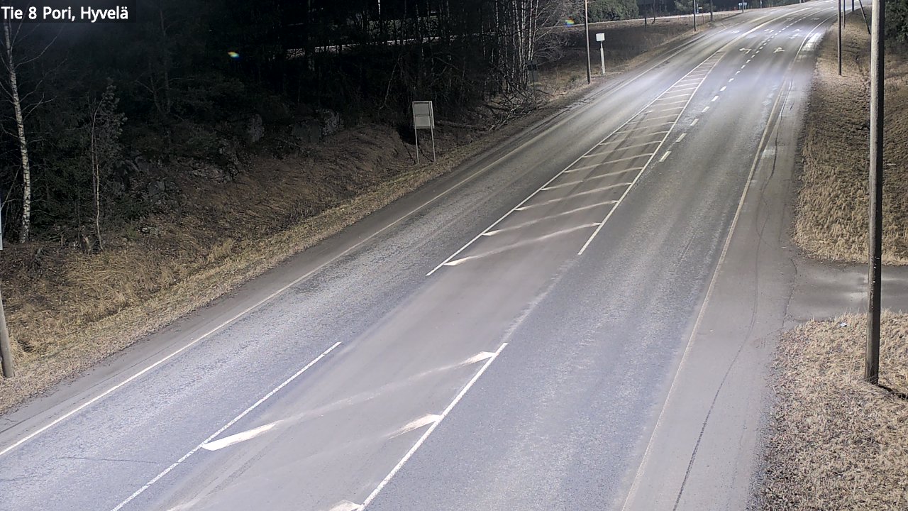 Kelikamerat Kuva Tie 8 Pori, Hyvelä, Pori, Satakunta