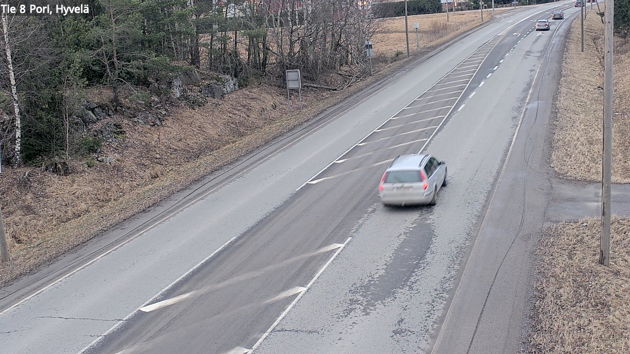 Kelikamerat Kuva Tie 8 Pori, Hyvelä, Pori, Satakunta