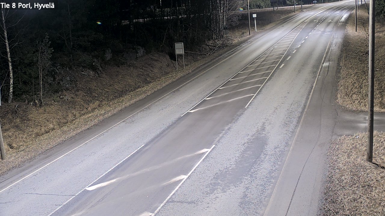 Kelikamerat Kuva Tie 8 Pori, Hyvelä, Pori, Satakunta