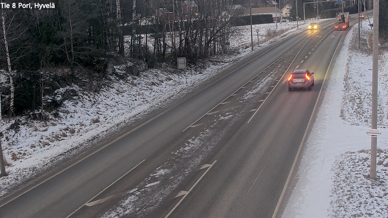 Kelikamerat Kuva Tie 8 Pori, Hyvelä, Pori, Satakunta