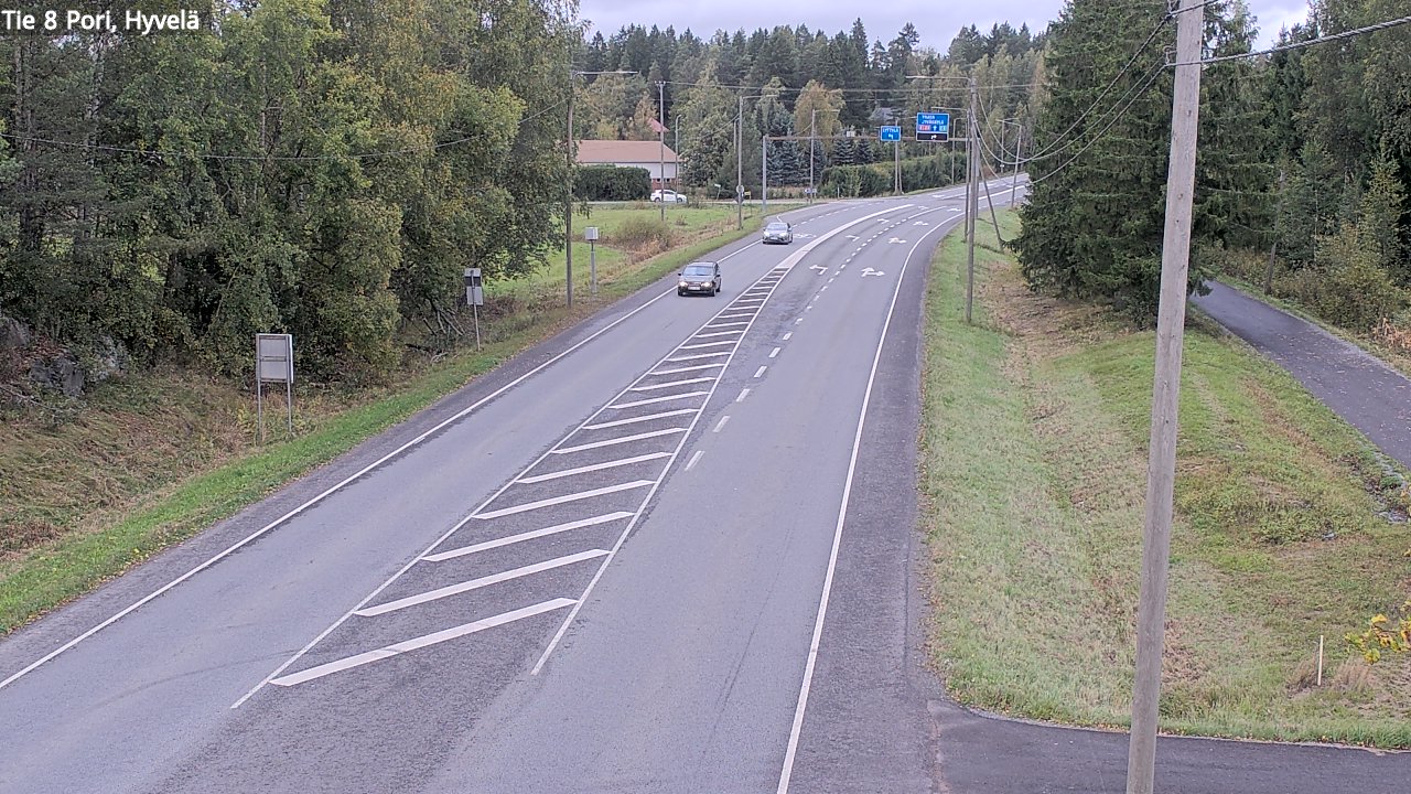 Kelikamerat Kuva Tie 8 Pori, Hyvelä, Pori, Satakunta