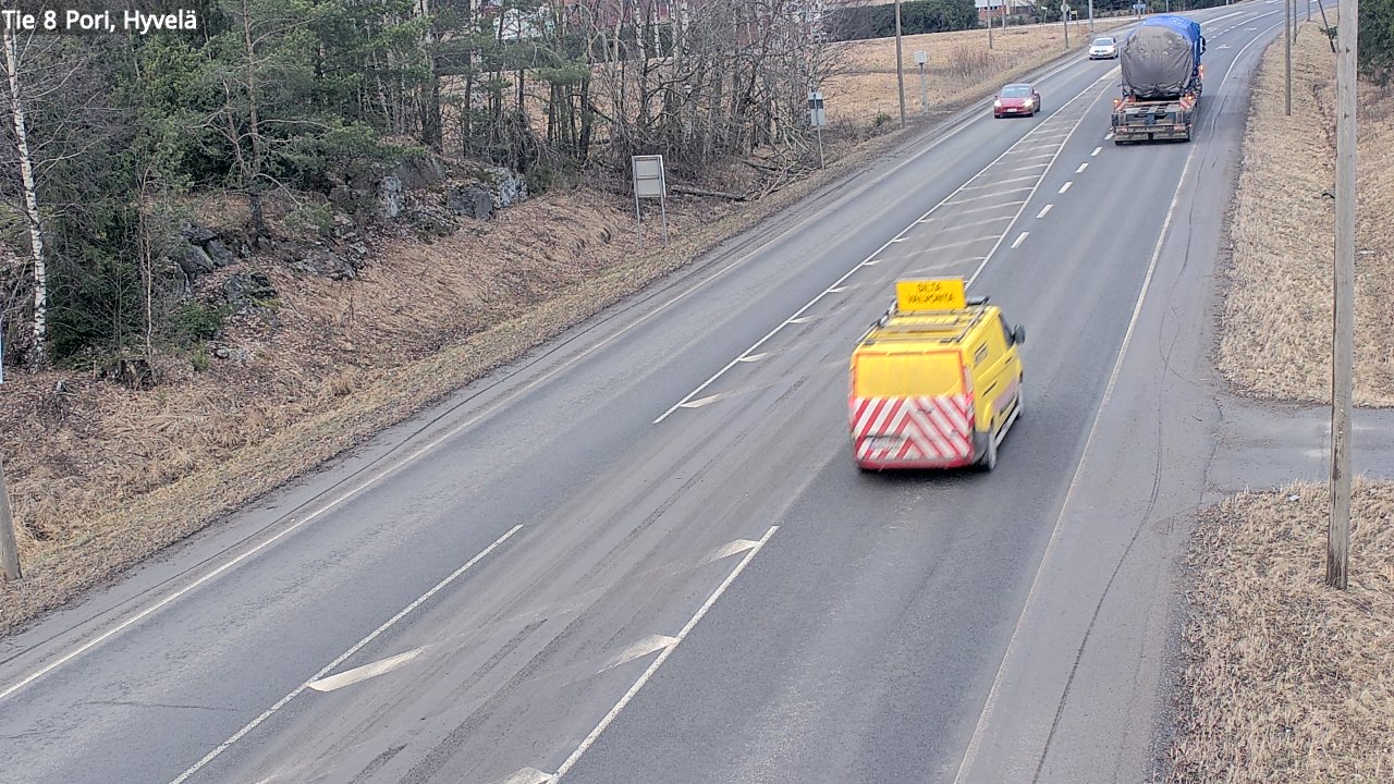 Kelikamerat Kuva Tie 8 Pori, Hyvelä, Pori, Satakunta