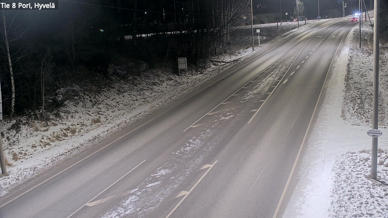 Kelikamerat Kuva Tie 8 Pori, Hyvelä, Pori, Satakunta