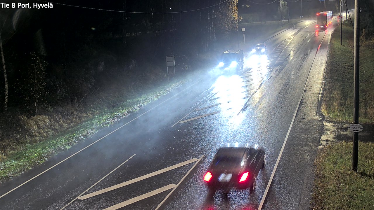 Kelikamerat Kuva Tie 8 Pori, Hyvelä, Pori, Satakunta