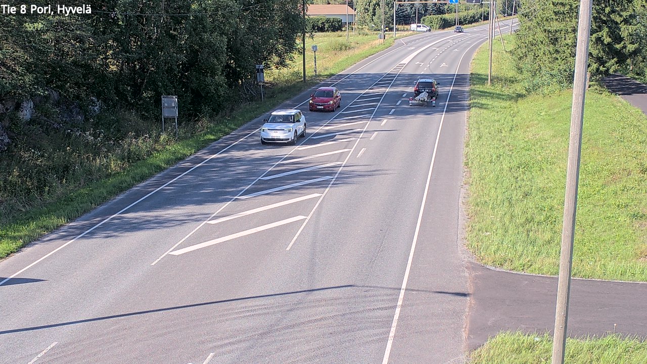 Kelikamerat Kuva Tie 8 Pori, Hyvelä, Pori, Satakunta