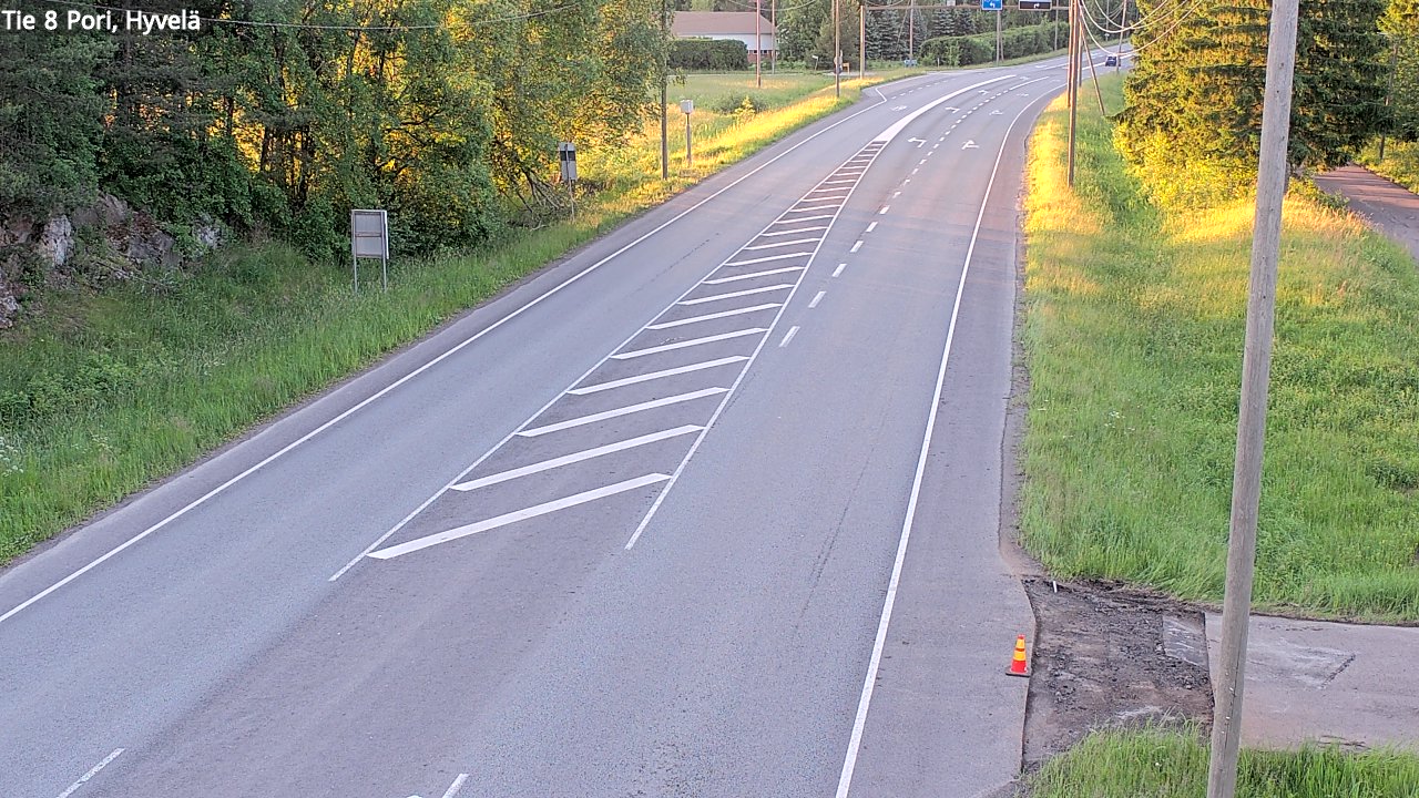 Kelikamerat Kuva Tie 8 Pori, Hyvelä, Pori, Satakunta