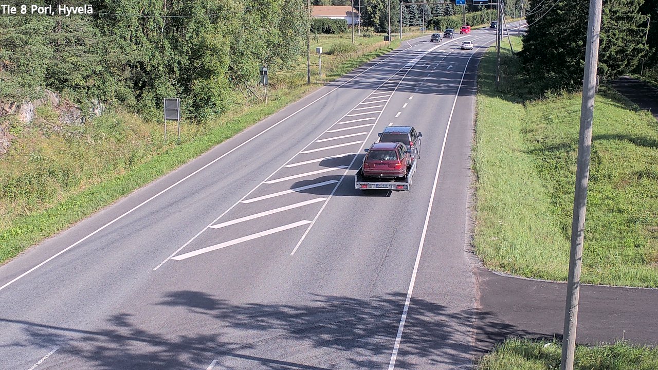 Kelikamerat Kuva Tie 8 Pori, Hyvelä, Pori, Satakunta
