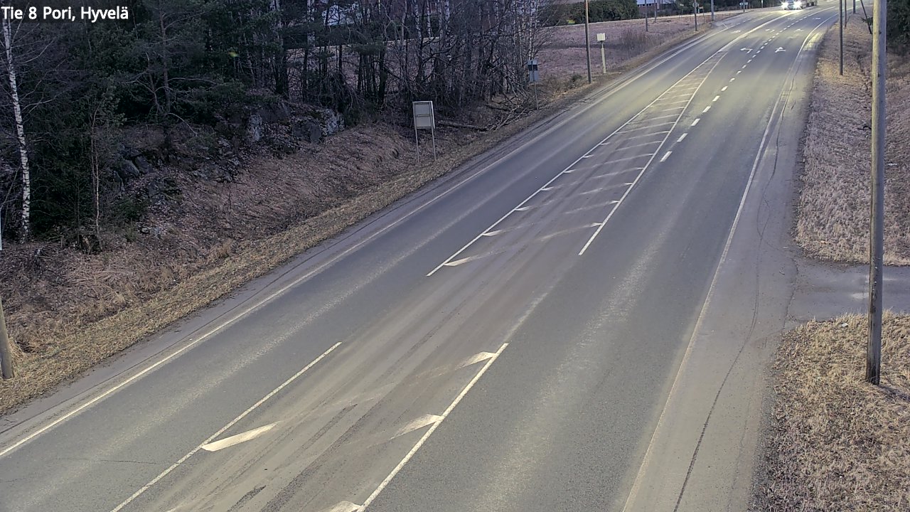 Kelikamerat Kuva Tie 8 Pori, Hyvelä, Pori, Satakunta