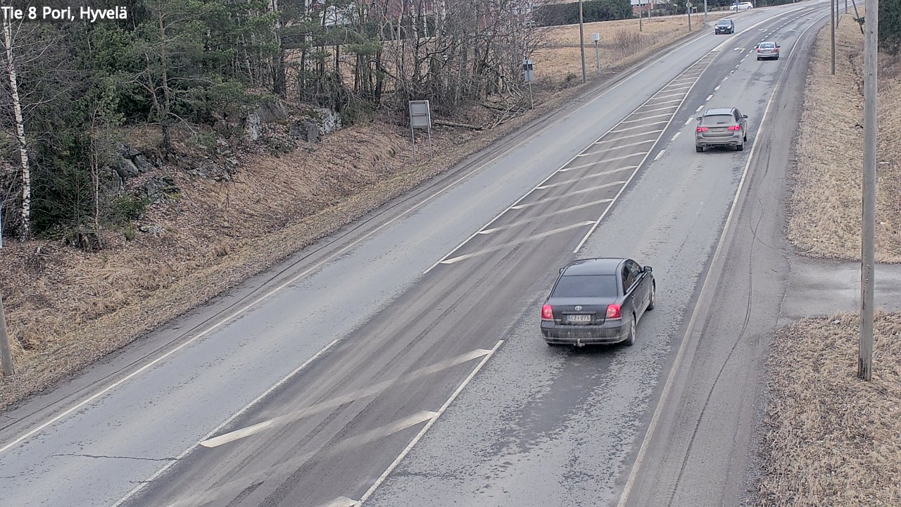 Weather Camera Image Väg 8 Björneborg, Hjulböle, Pori, Satakunta