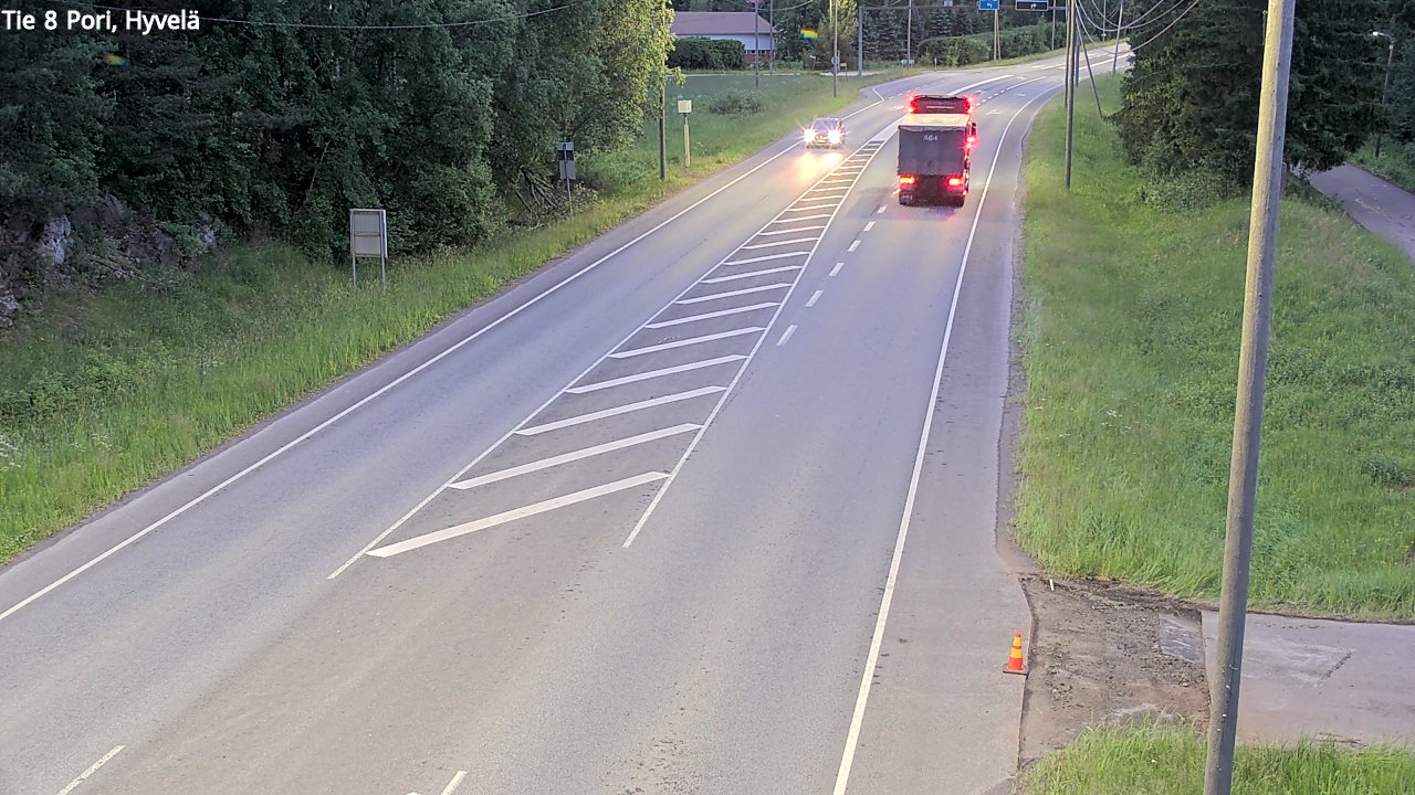 Kelikamerat Kuva Tie 8 Pori, Hyvelä, Pori, Satakunta
