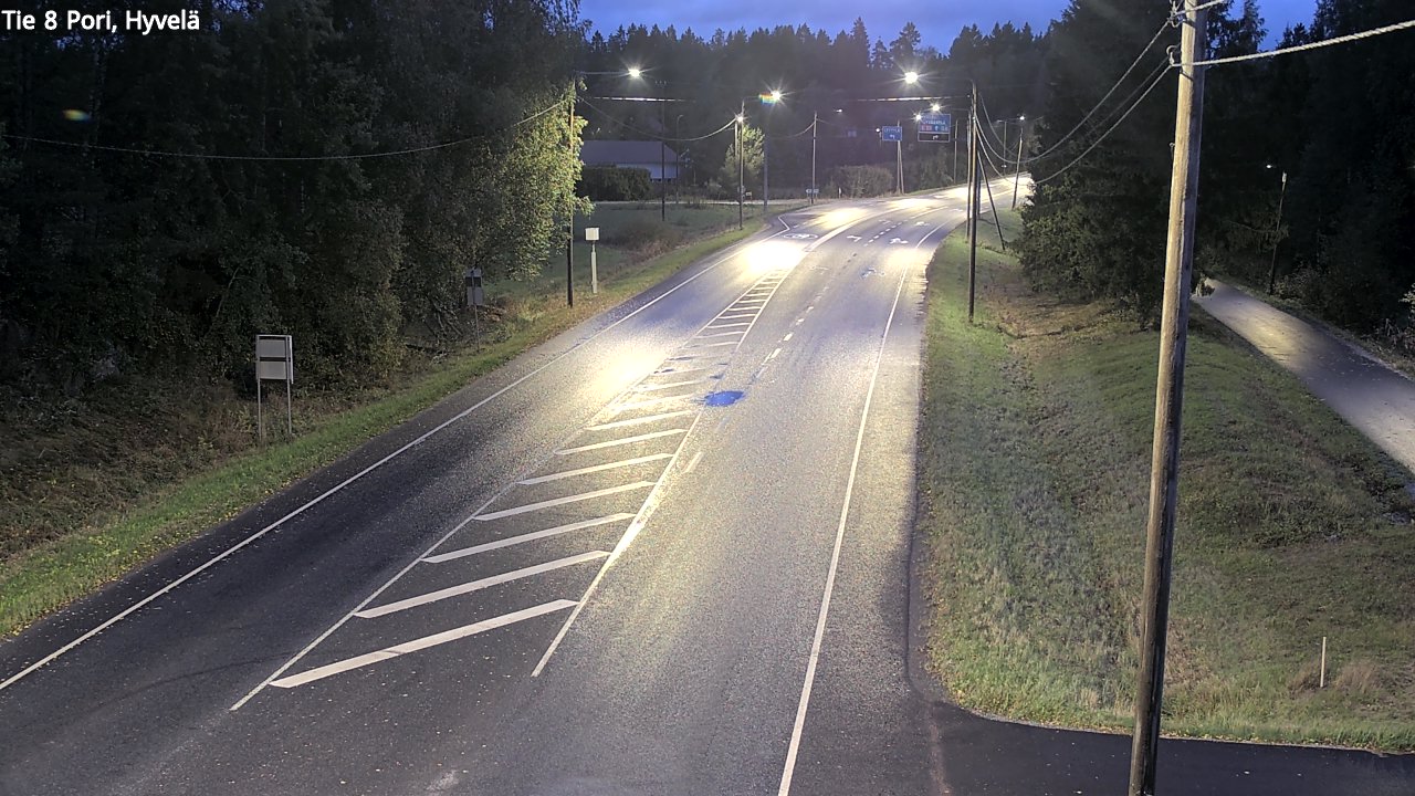 Kelikamerat Kuva Tie 8 Pori, Hyvelä, Pori, Satakunta