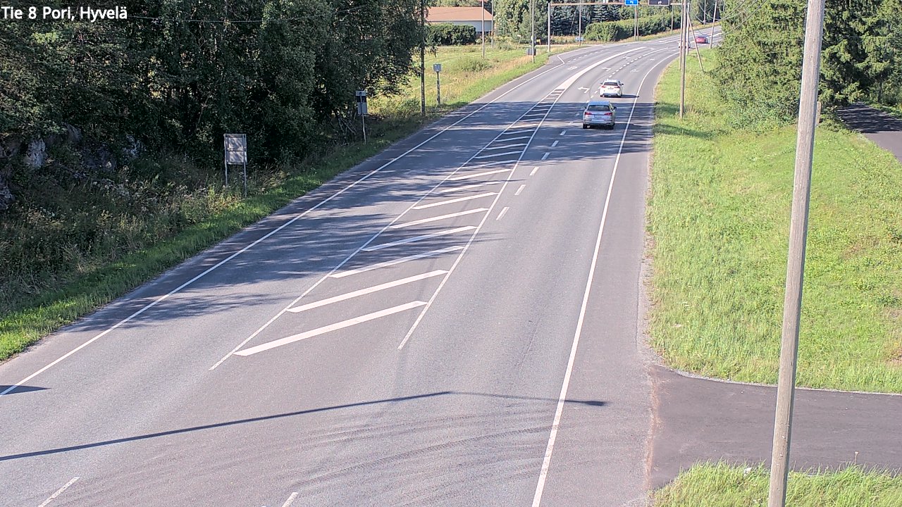 Kelikamerat Kuva Tie 8 Pori, Hyvelä, Pori, Satakunta