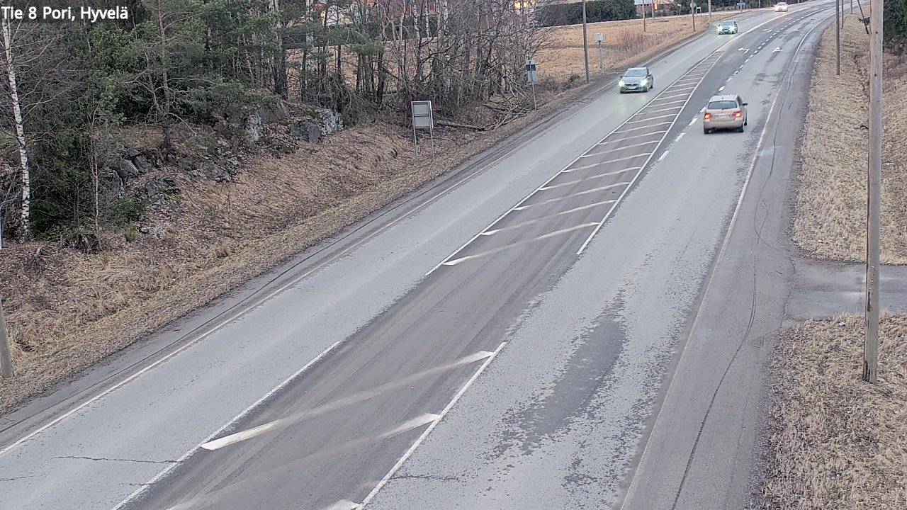 Kelikamerat Kuva Tie 8 Pori, Hyvelä, Pori, Satakunta