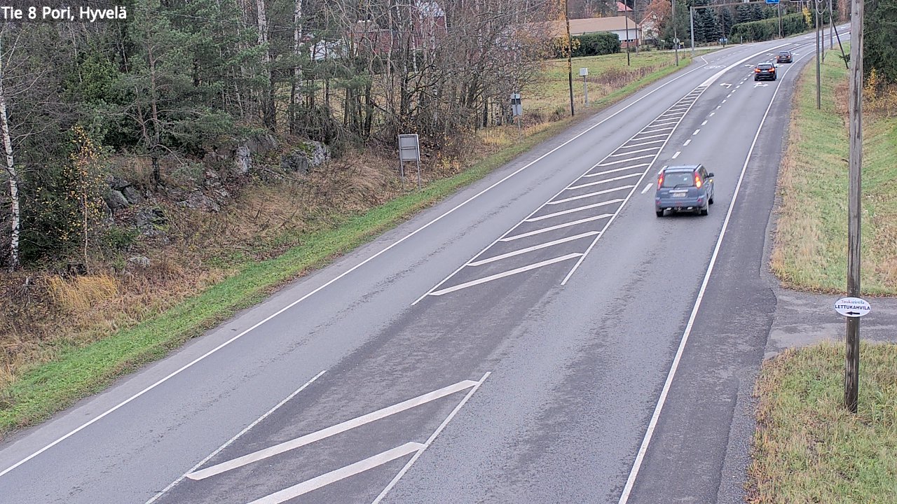 Kelikamerat Kuva Tie 8 Pori, Hyvelä, Pori, Satakunta