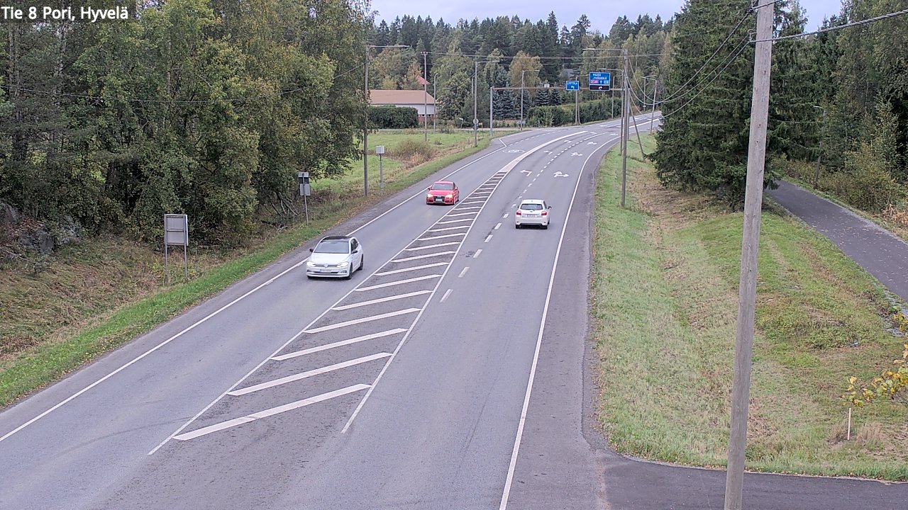 Kelikamerat Kuva Tie 8 Pori, Hyvelä, Pori, Satakunta