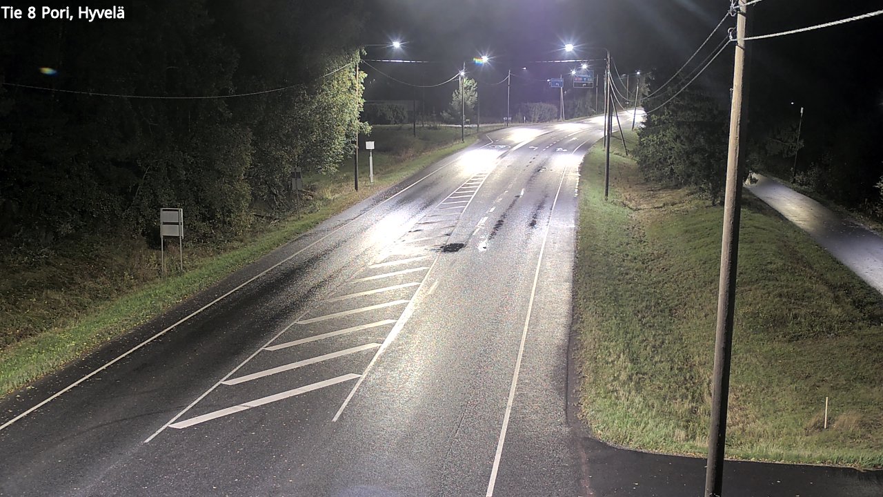 Kelikamerat Kuva Tie 8 Pori, Hyvelä, Pori, Satakunta