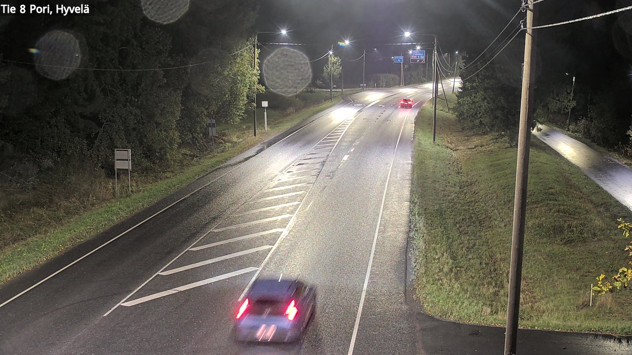 Kelikamerat Kuva Tie 8 Pori, Hyvelä, Pori, Satakunta