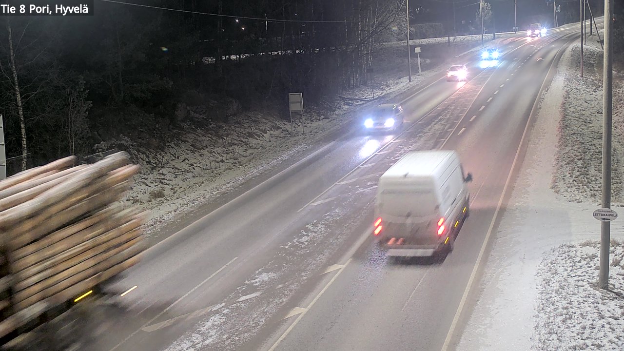 Kelikamerat Kuva Tie 8 Pori, Hyvelä, Pori, Satakunta