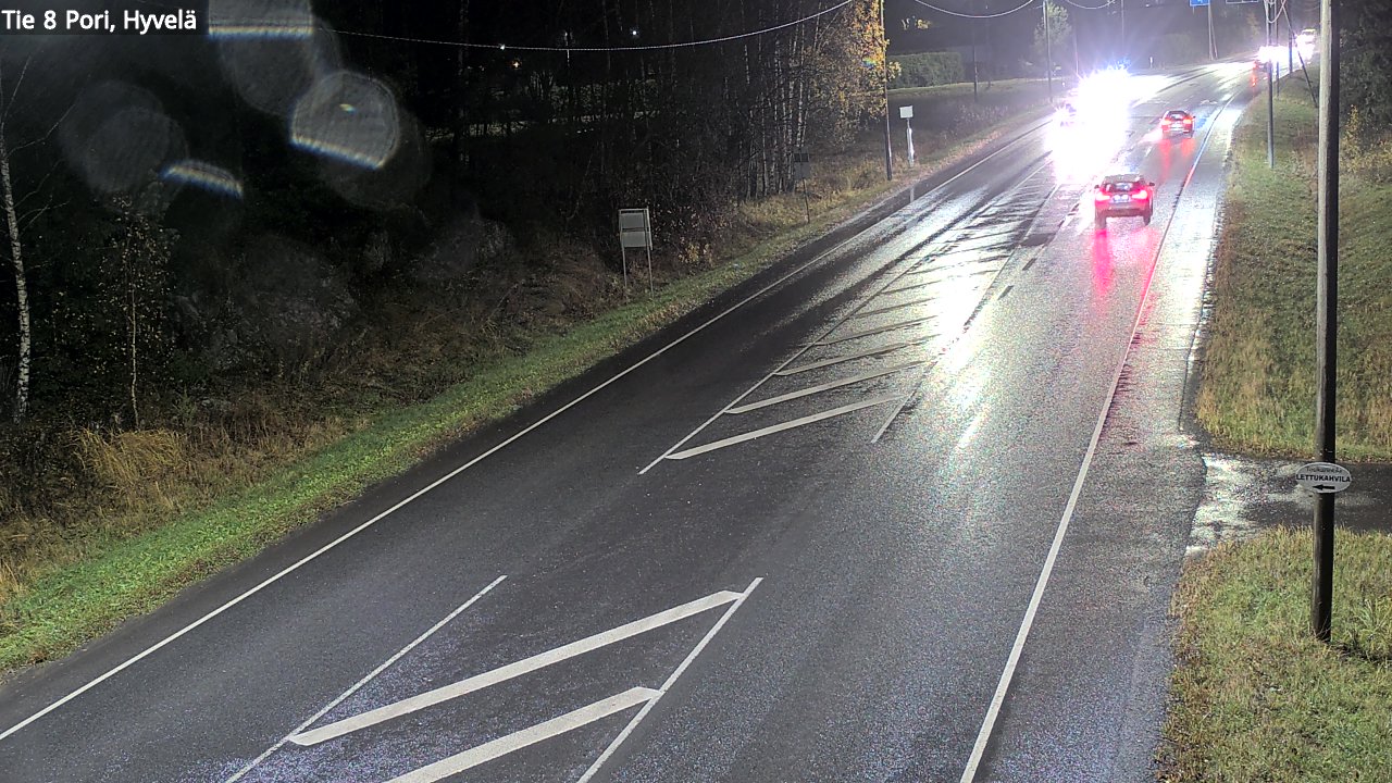 Kelikamerat Kuva Tie 8 Pori, Hyvelä, Pori, Satakunta