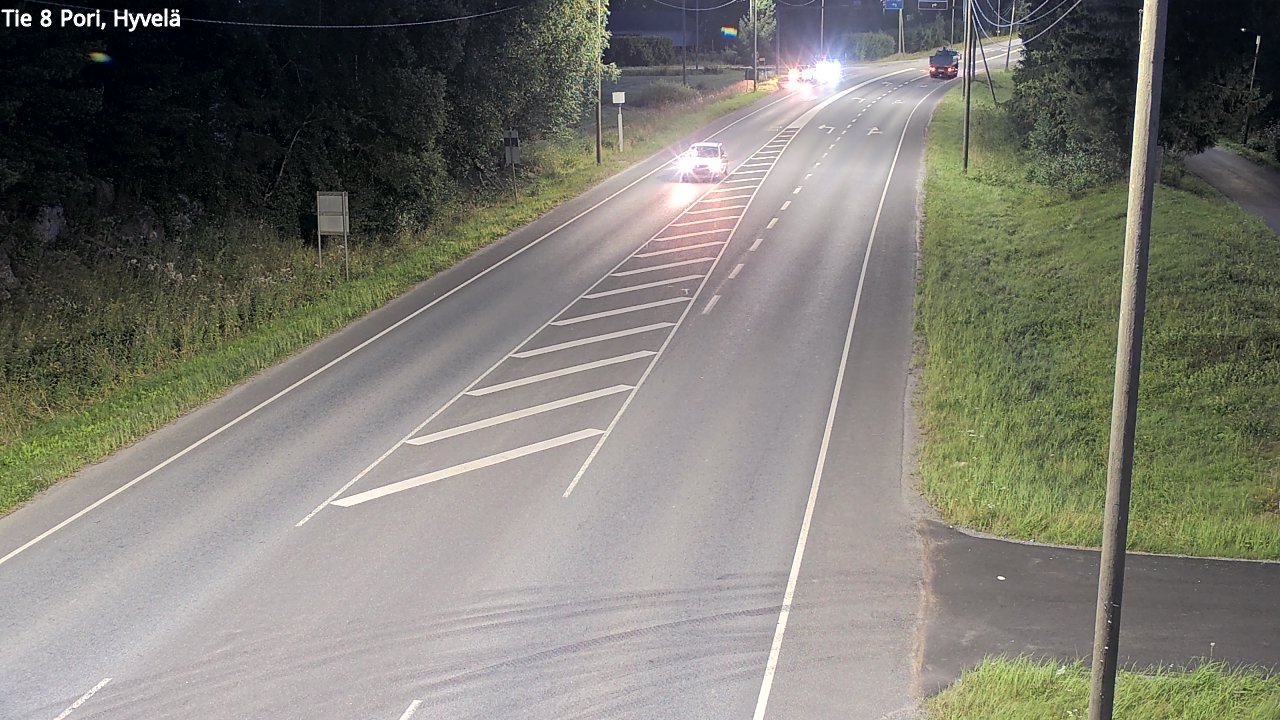 Kelikamerat Kuva Tie 8 Pori, Hyvelä, Pori, Satakunta