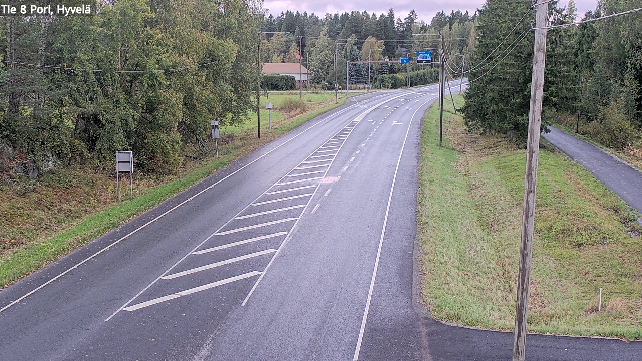 Kelikamerat Kuva Tie 8 Pori, Hyvelä, Pori, Satakunta