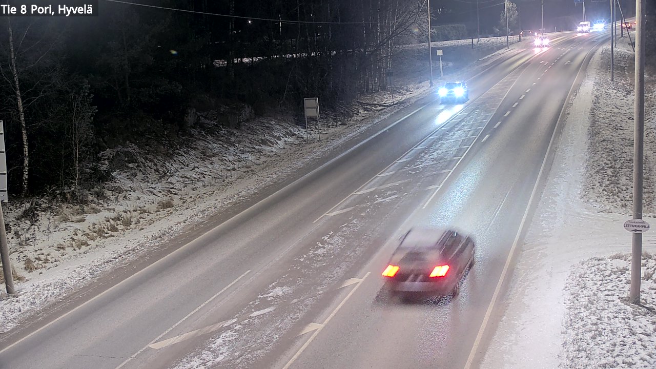 Kelikamerat Kuva Tie 8 Pori, Hyvelä, Pori, Satakunta