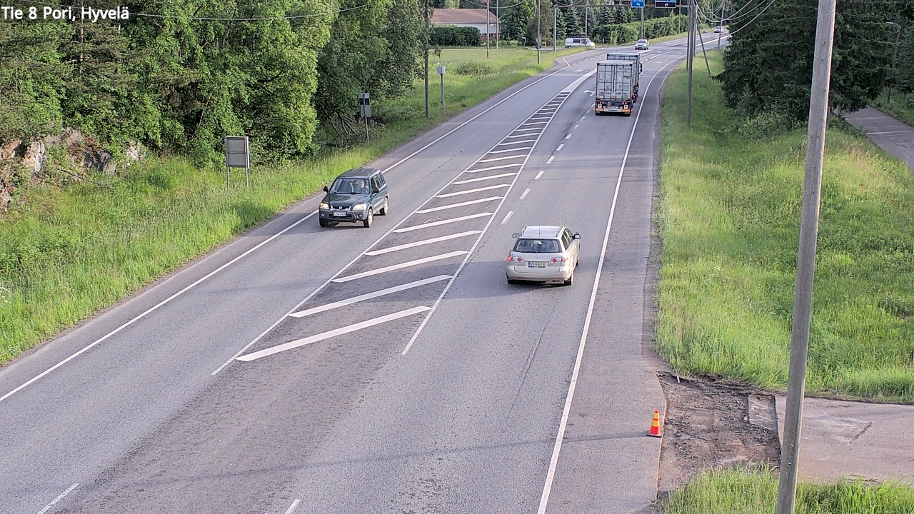 Kelikamerat Kuva Tie 8 Pori, Hyvelä, Pori, Satakunta