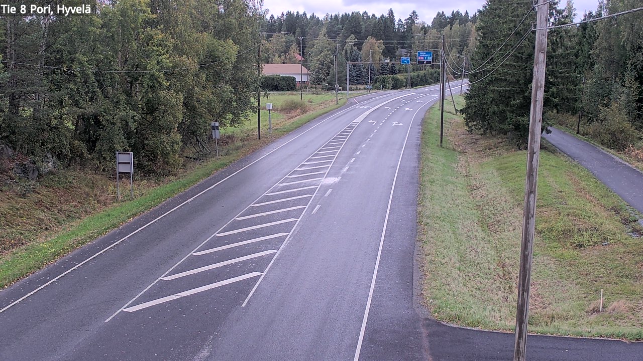 Kelikamerat Kuva Tie 8 Pori, Hyvelä, Pori, Satakunta