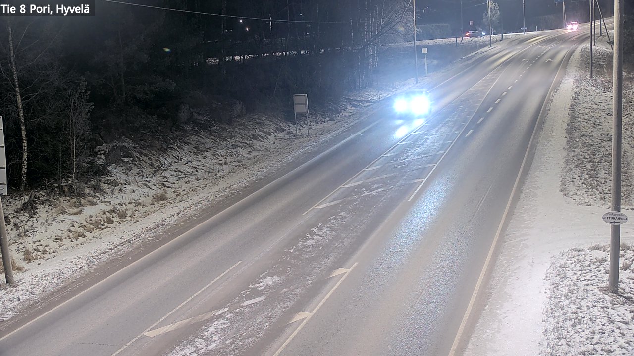 Kelikamerat Kuva Tie 8 Pori, Hyvelä, Pori, Satakunta