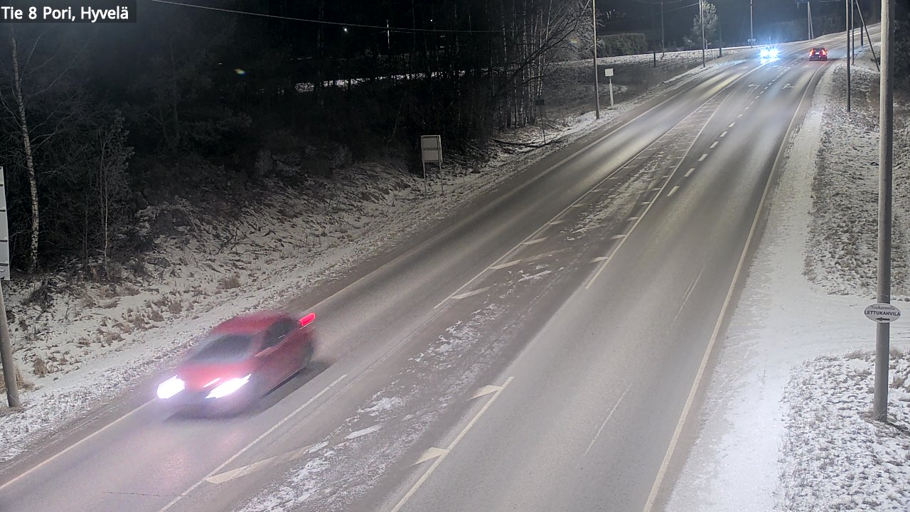 Kelikamerat Kuva Tie 8 Pori, Hyvelä, Pori, Satakunta