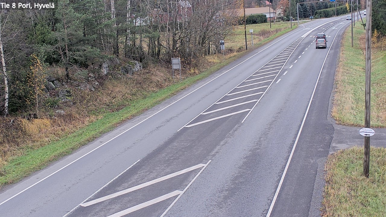 Kelikamerat Kuva Tie 8 Pori, Hyvelä, Pori, Satakunta