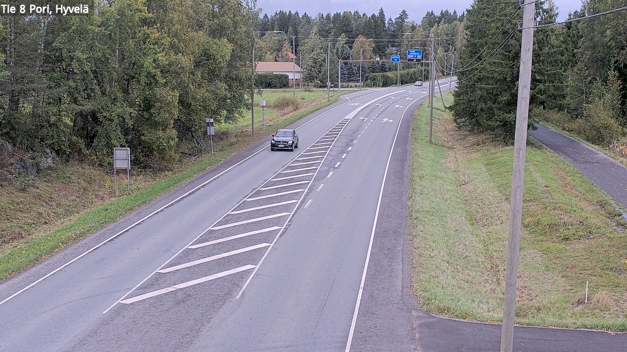 Kelikamerat Kuva Tie 8 Pori, Hyvelä, Pori, Satakunta